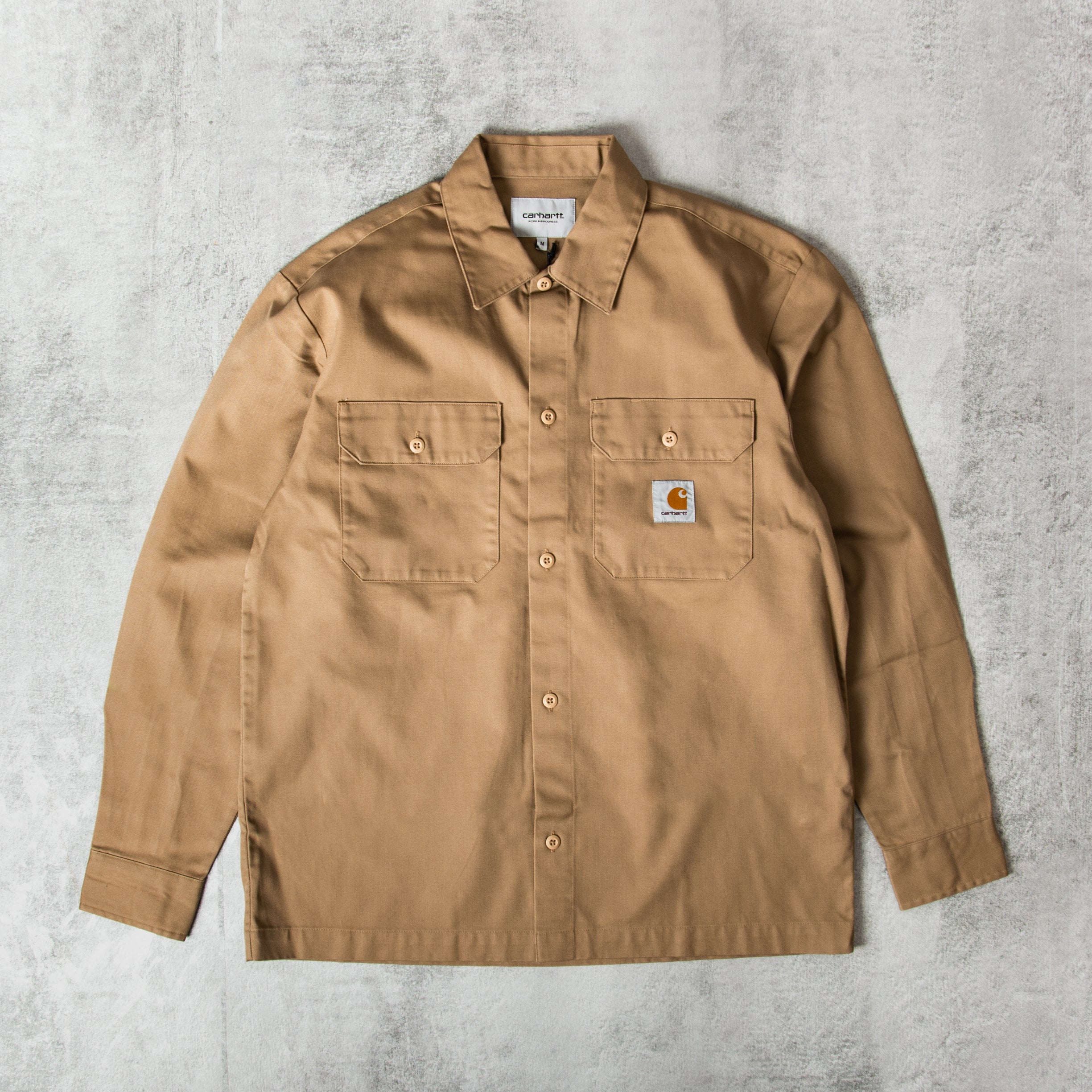 トップス CARHARTT CRAFT SHIRT WIP WORK SHIRT Buy the Carhartt WIP Craft Shirt L/S - Leather@Union Clothing