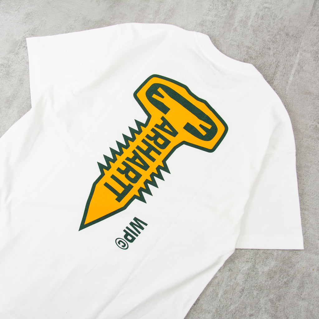 Carhartt WIP Cross Screw Tee - White 2