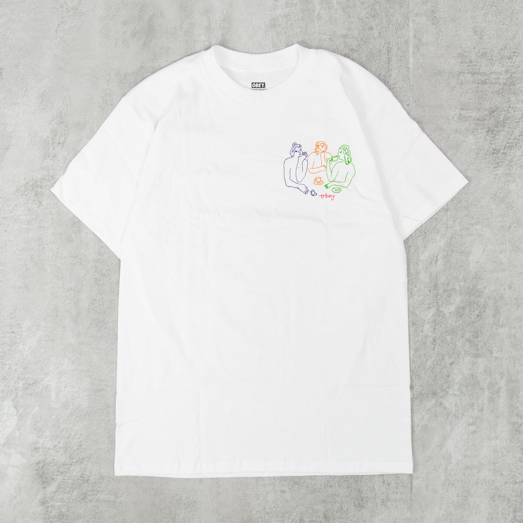 Obey Cup Of Tea Tee - White 1