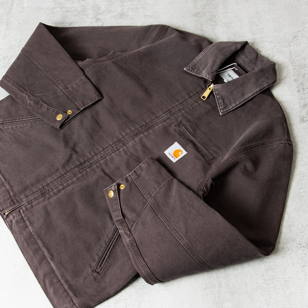 Shale Color Clothes Buy the Carhartt WIP Detroit Jacket - Shale / Shale Stone Canvas ...