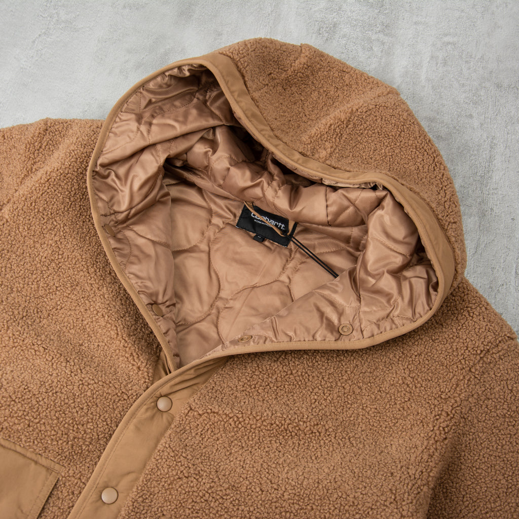 Carhartt WIP Devin Hooded Fleece Liner Jacket - Buffalo 4