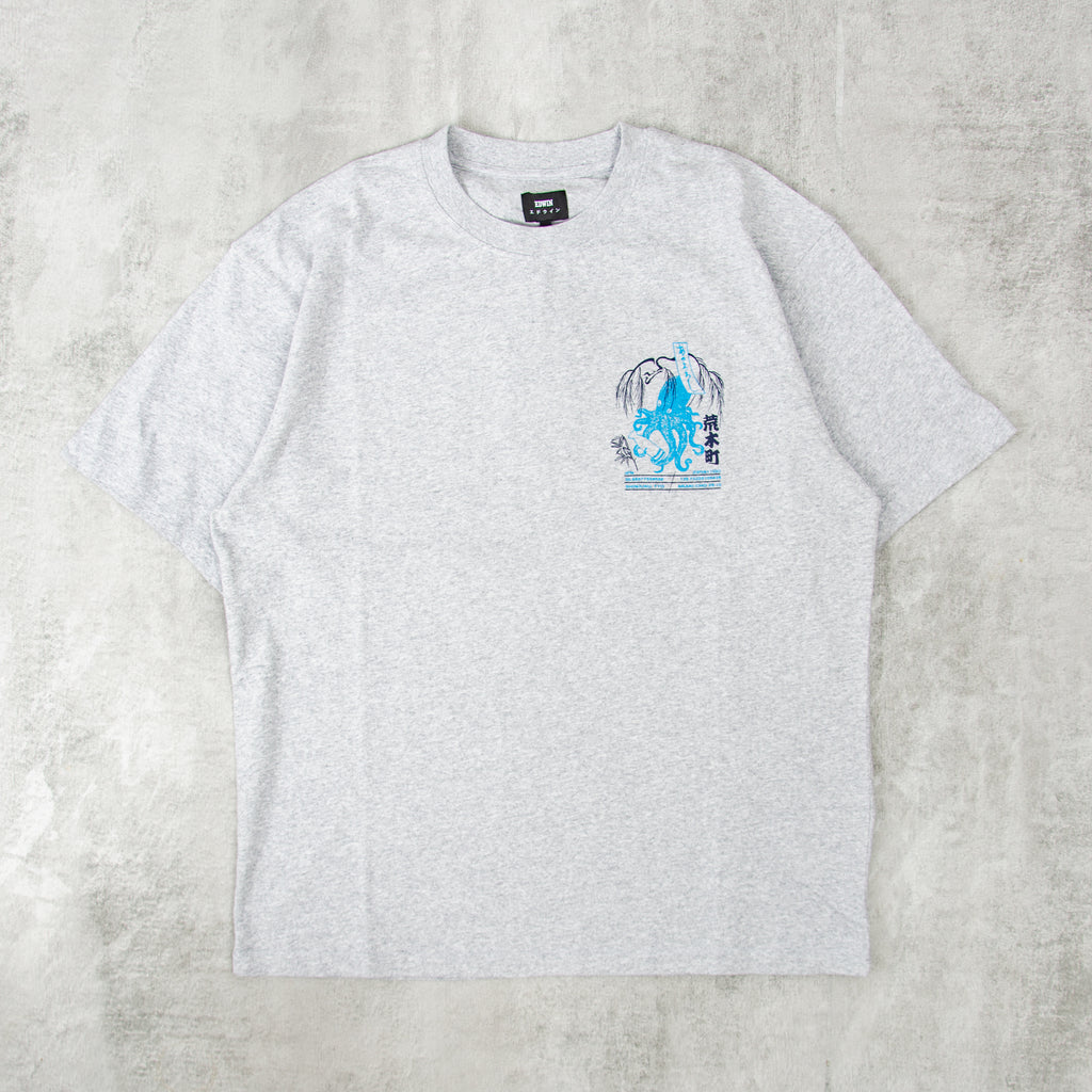 Edwin Drink Mood S/S Tee - Grey Marl 1