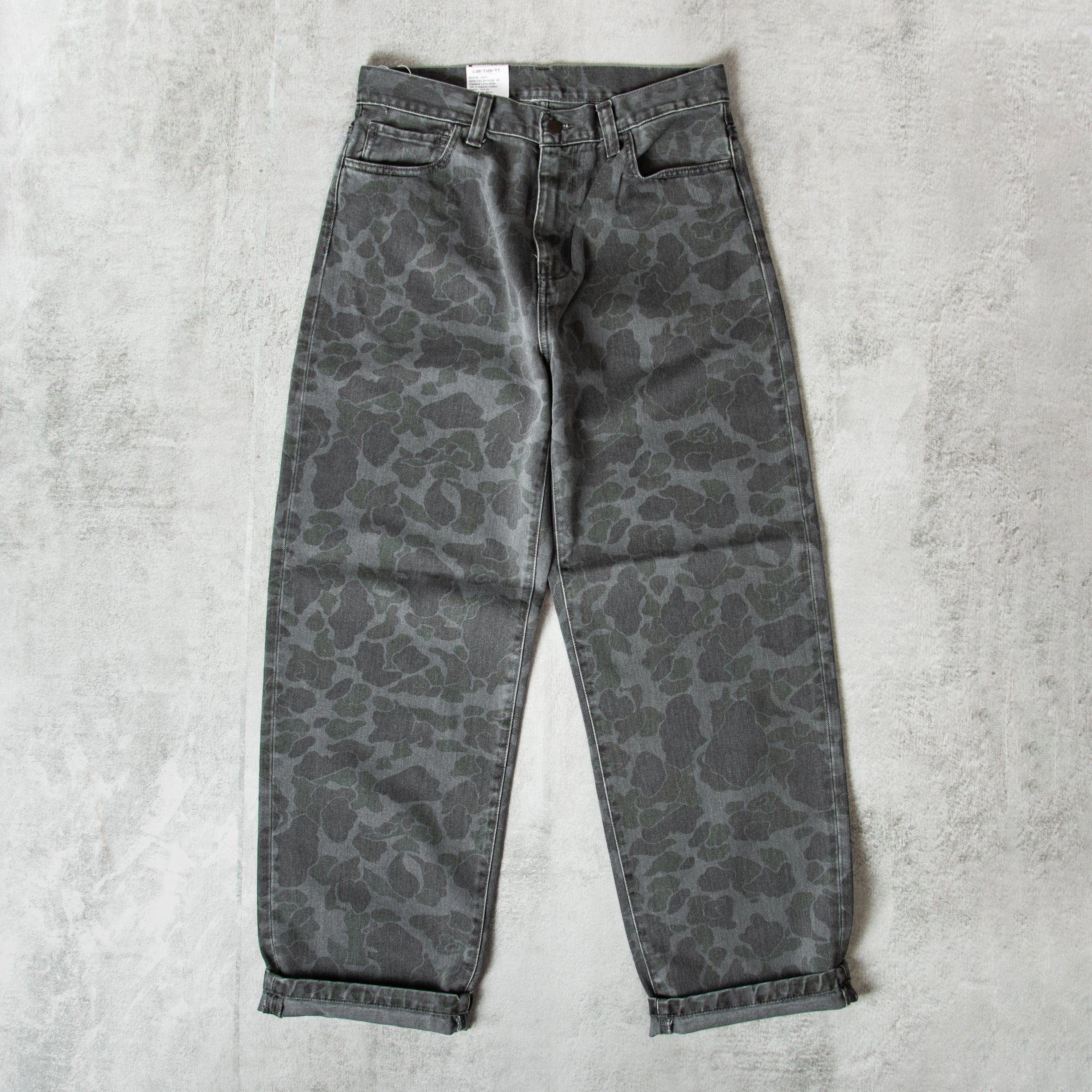 パンツ Carhartt DUCK LANDON PANT Carhartt WIP Duck Landon Pant | Black Camo Duck (heavy