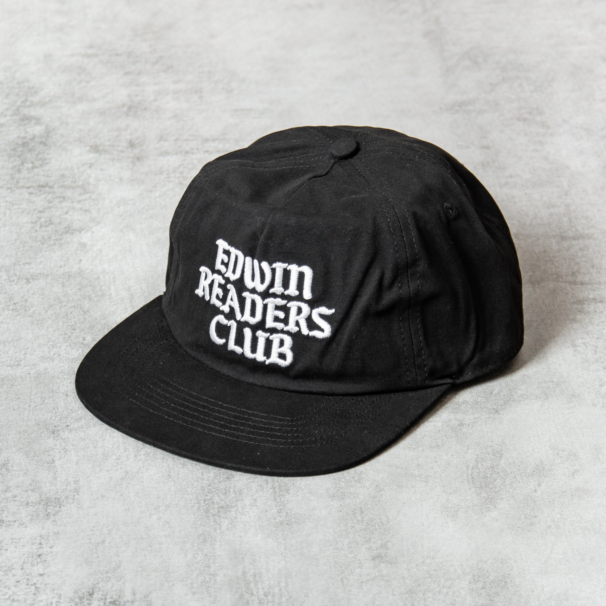 Buy Edwin ERC 5 Panel Cap - Black online @Union Clothing | Union