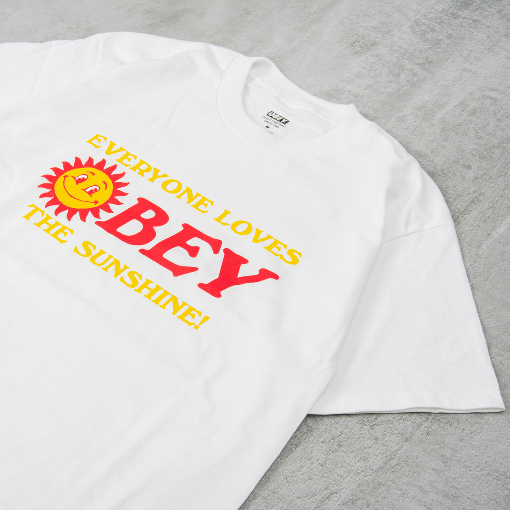 Obey Everyone Loves the Sunshine Tee - White 2