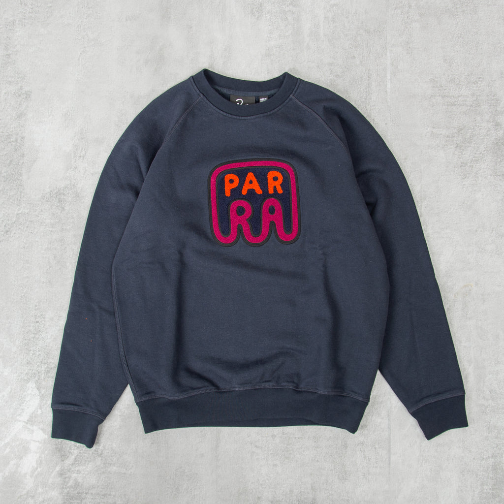 By Parra Fast Food Crew Sweatshirt - Navy Blue 1