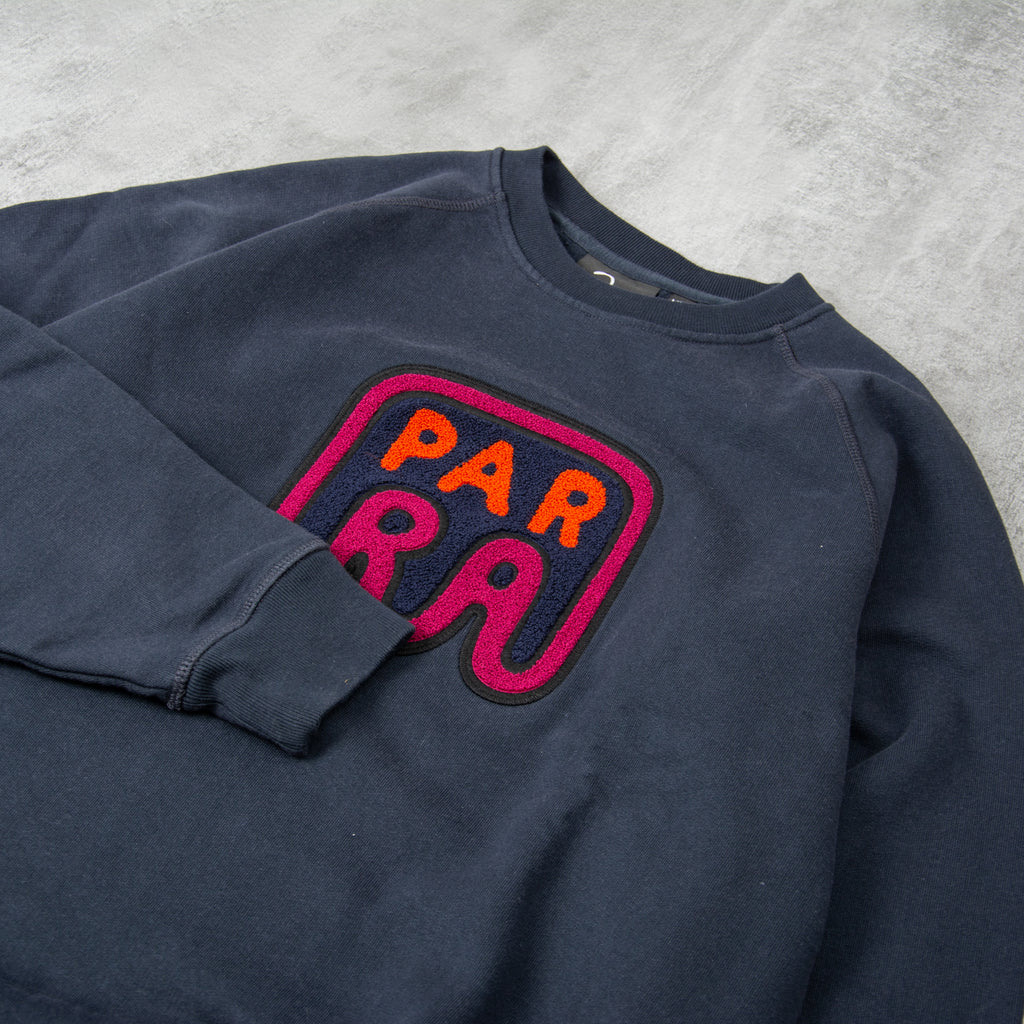 By Parra Fast Food Crew Sweatshirt - Navy Blue 2