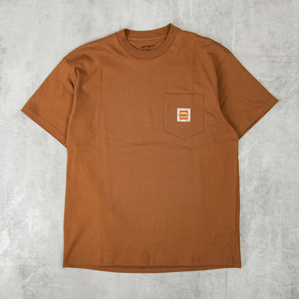 Carhartt WIP Field Pocket Tee - Hamilton Brown 1