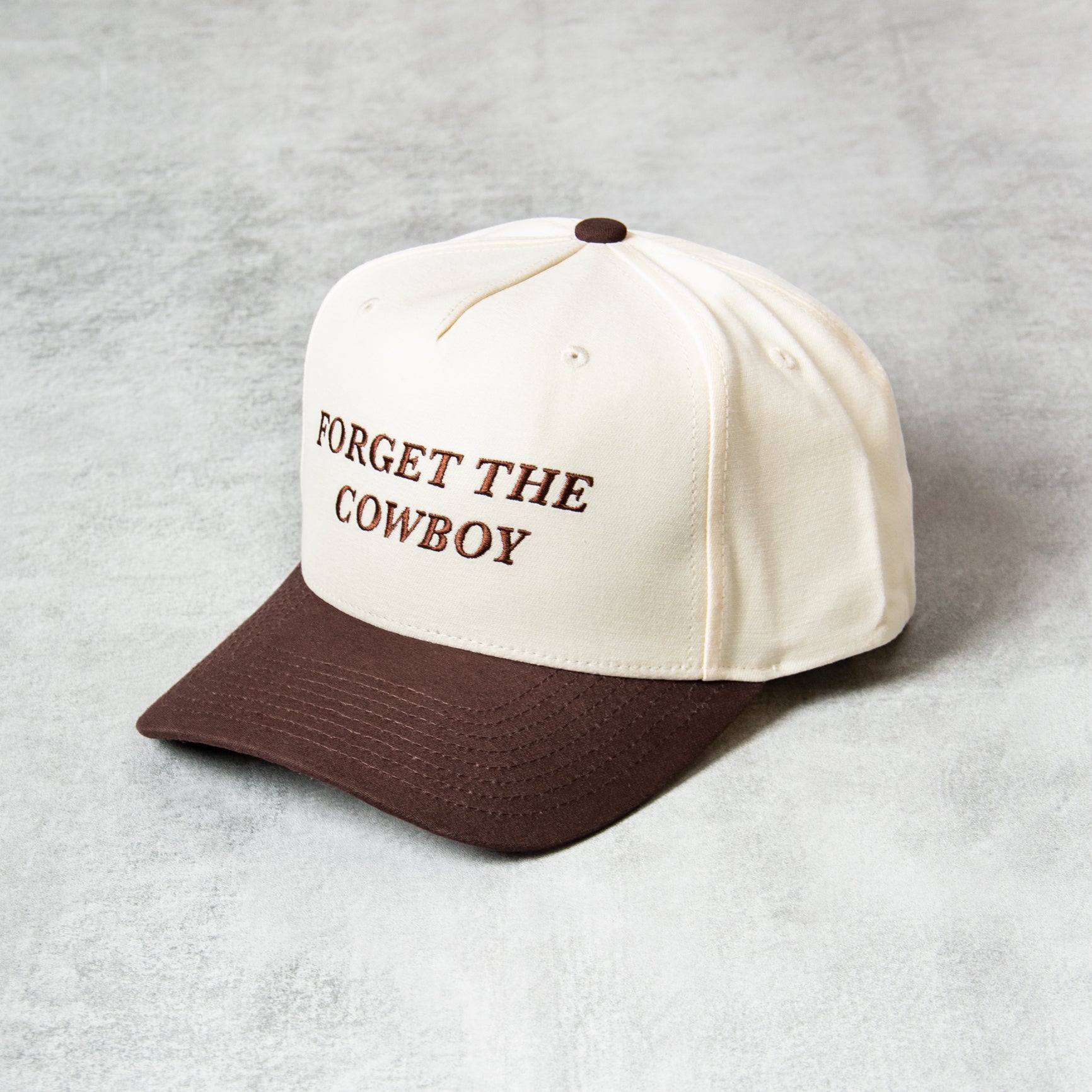 Brixton Forget The Cowboy MP Snapback - Chocolate@Union Clothing