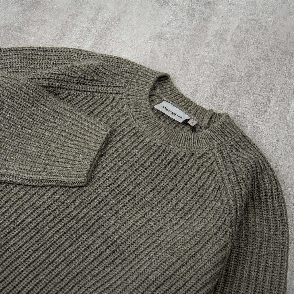 Carhartt WIP Forth Sweater - Smoke Green 2