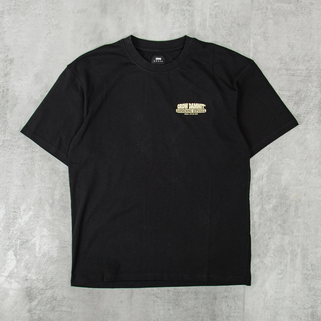 Edwin Gardening Services S/S Tee - Black 1