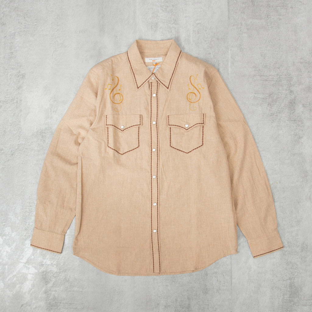 Nudie George Cowboy Shirt - Beige 1