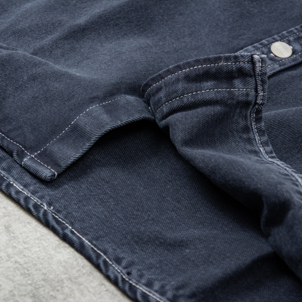 Carhartt WIP George Shirt Jac - Airforce Blue 4