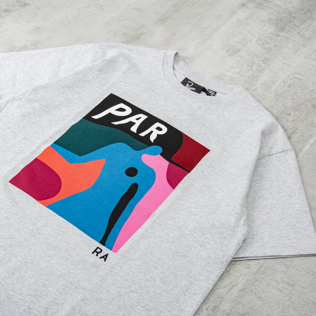 By Parra Ghost Caves Tee - Heather Grey 2