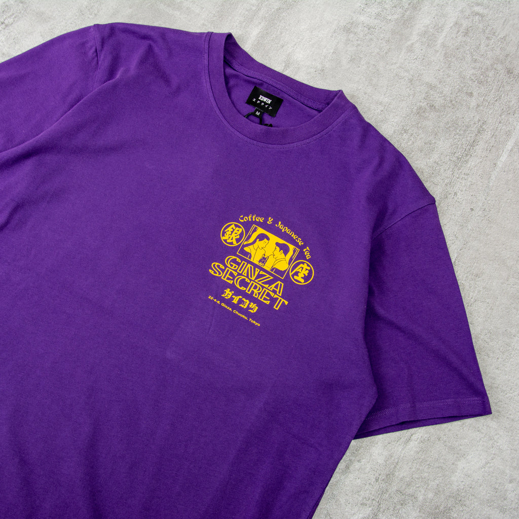 Edwin Ginza Secret S/S Tee - Parachute Purple 3