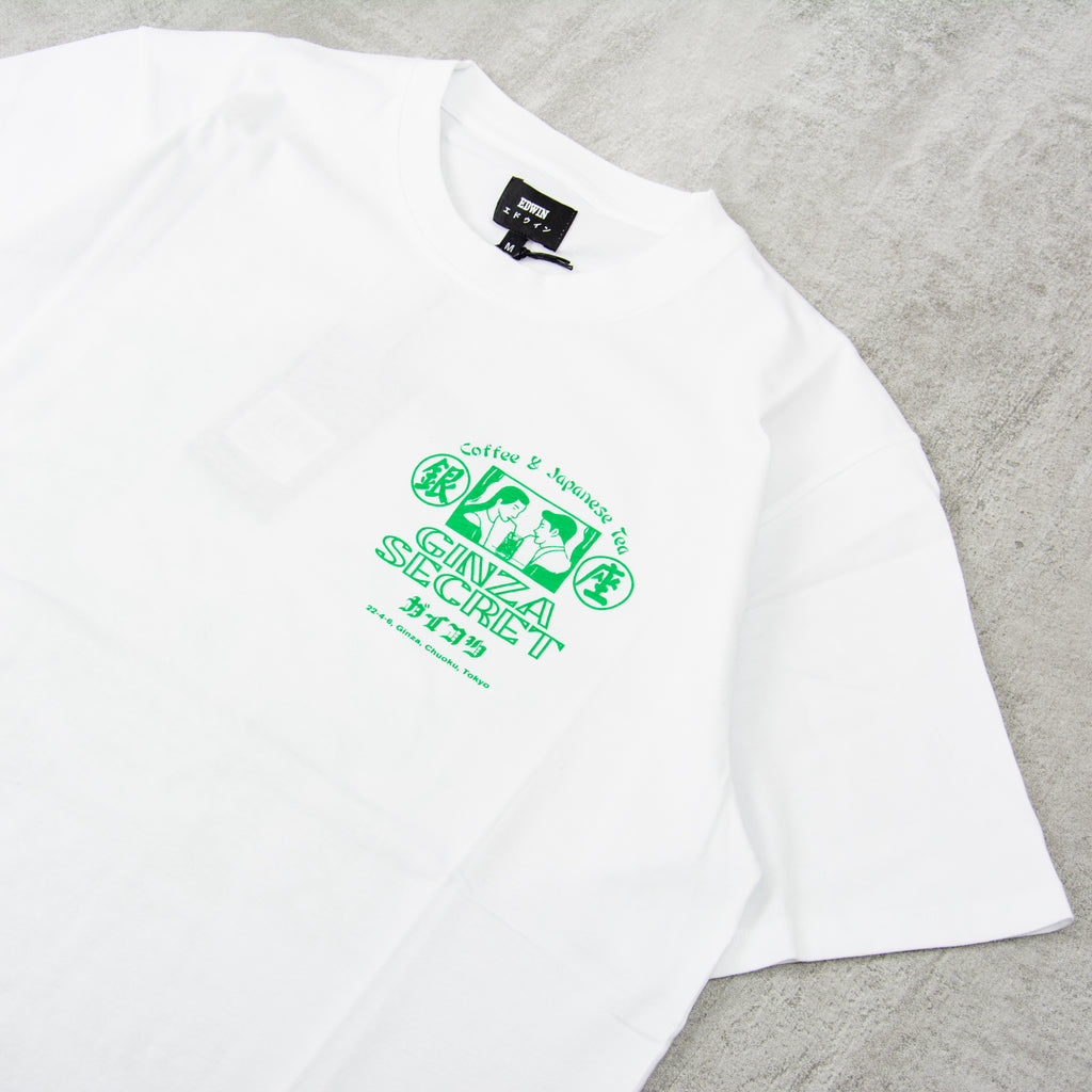 Edwin Ginza Secret S/S Tee - White 3