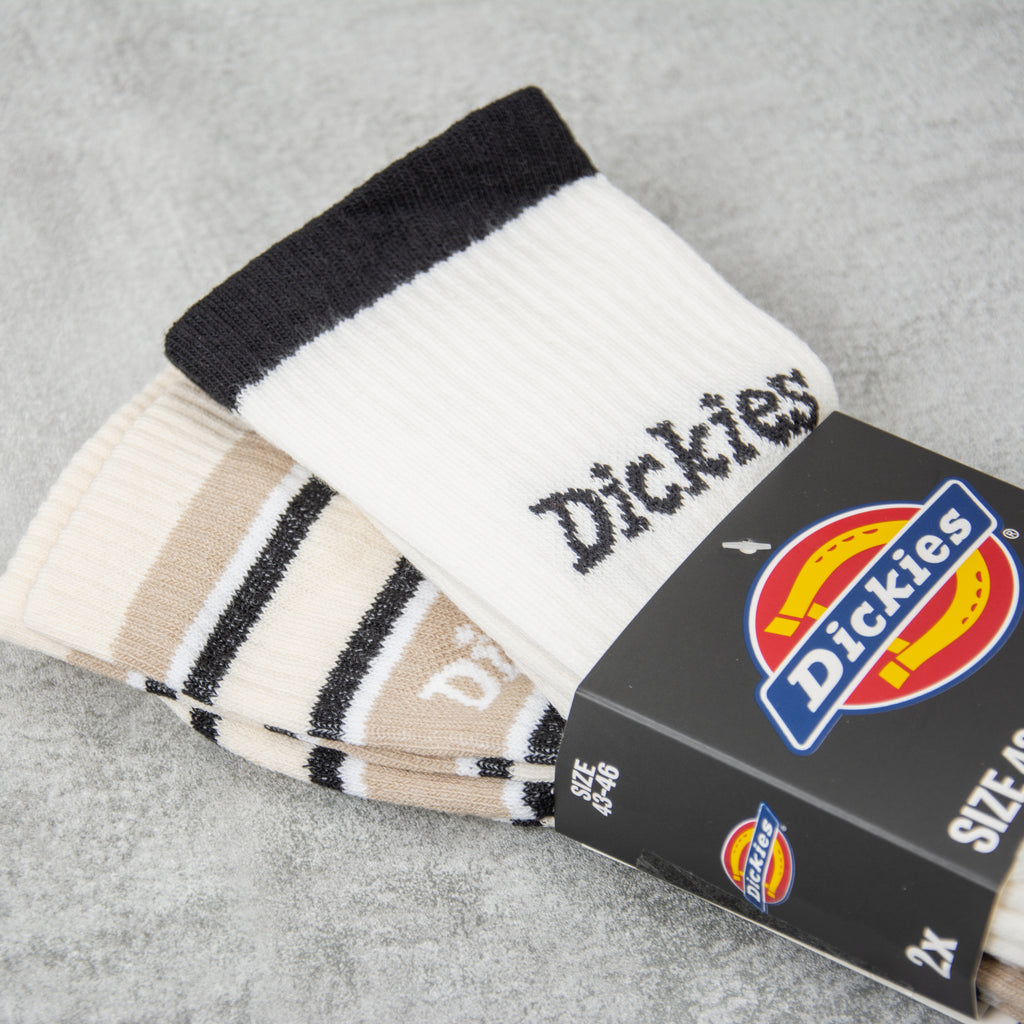 Dickies Glade Spring Socks 2 Pack - Cloud 2