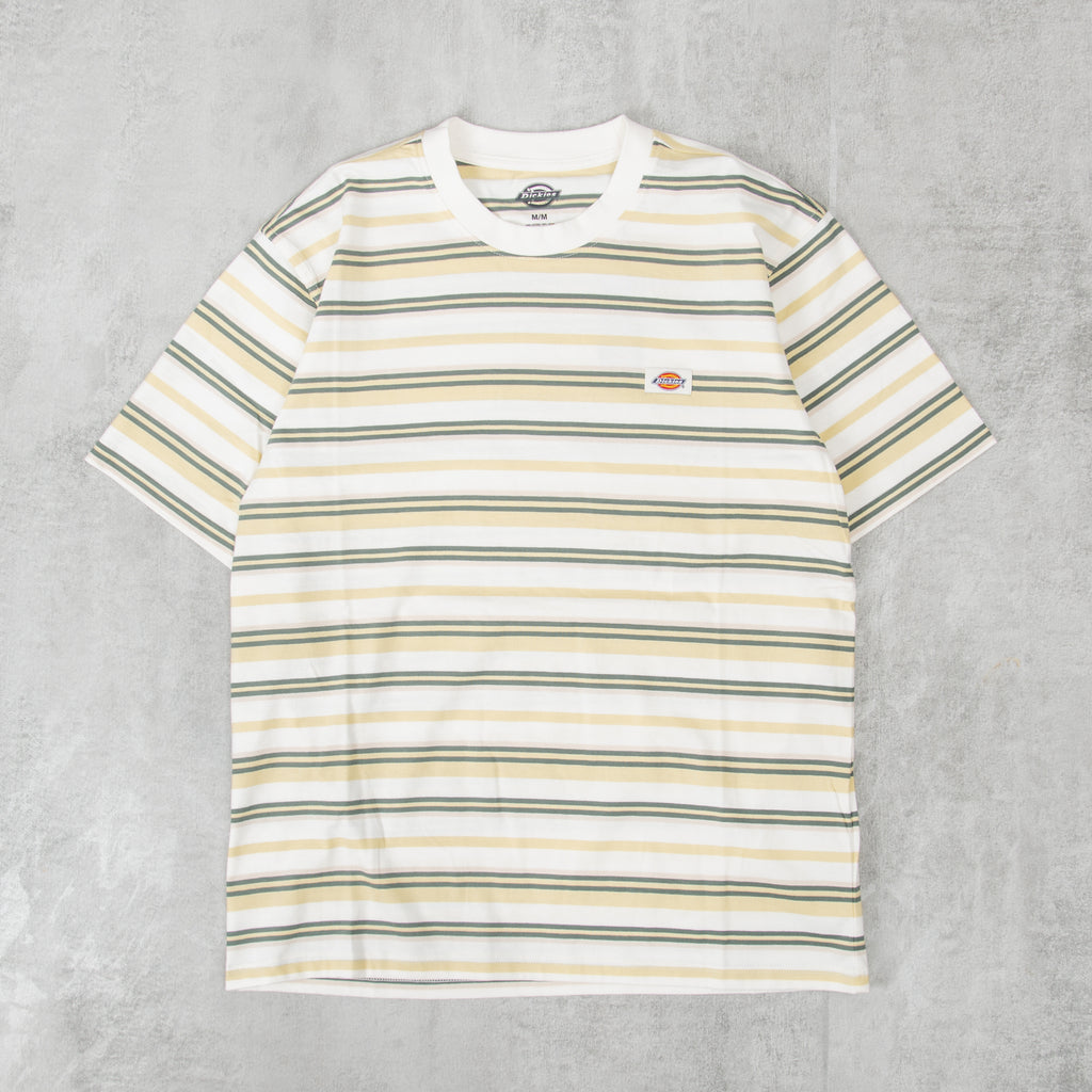 Dickies Glade Stripe S/S Tee - Yellow 1