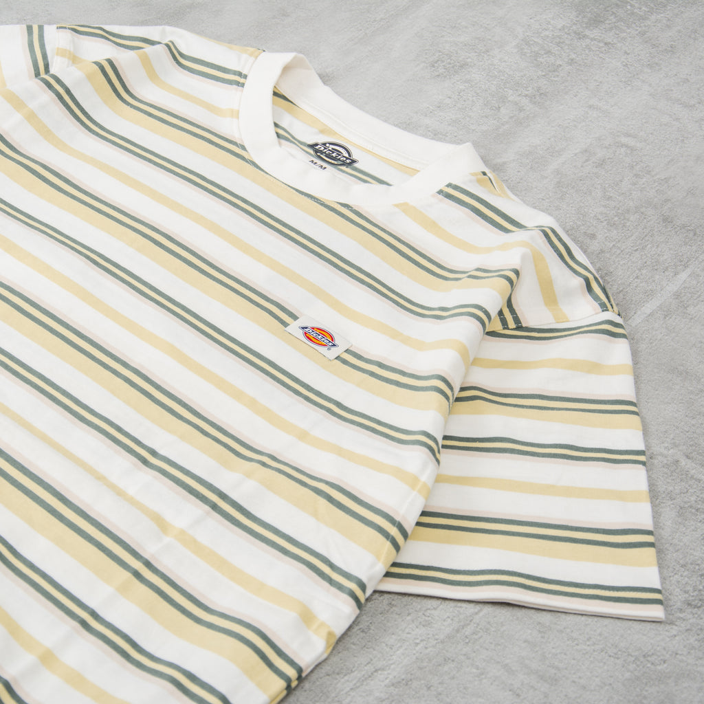 Dickies Glade Stripe S/S Tee - Yellow 2