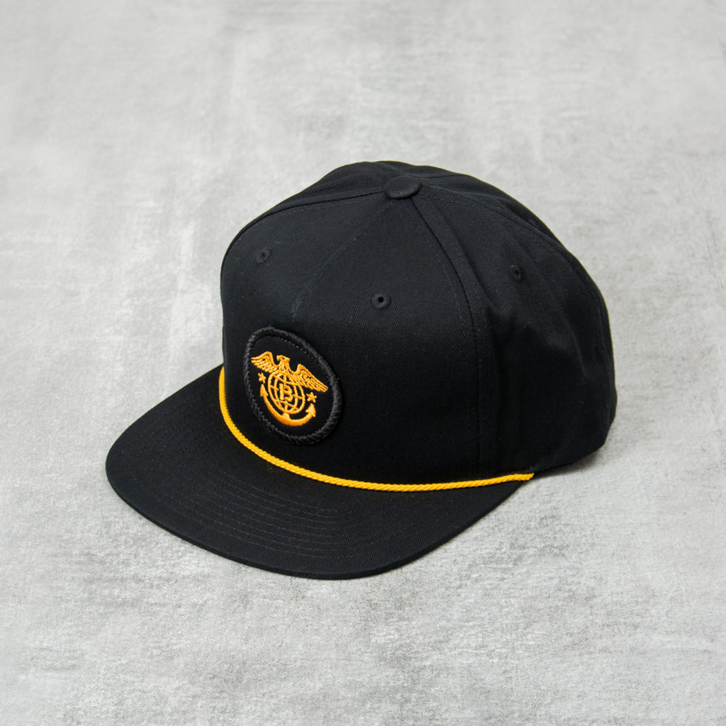 Brixton Global MP Snapback Cap - Black 1