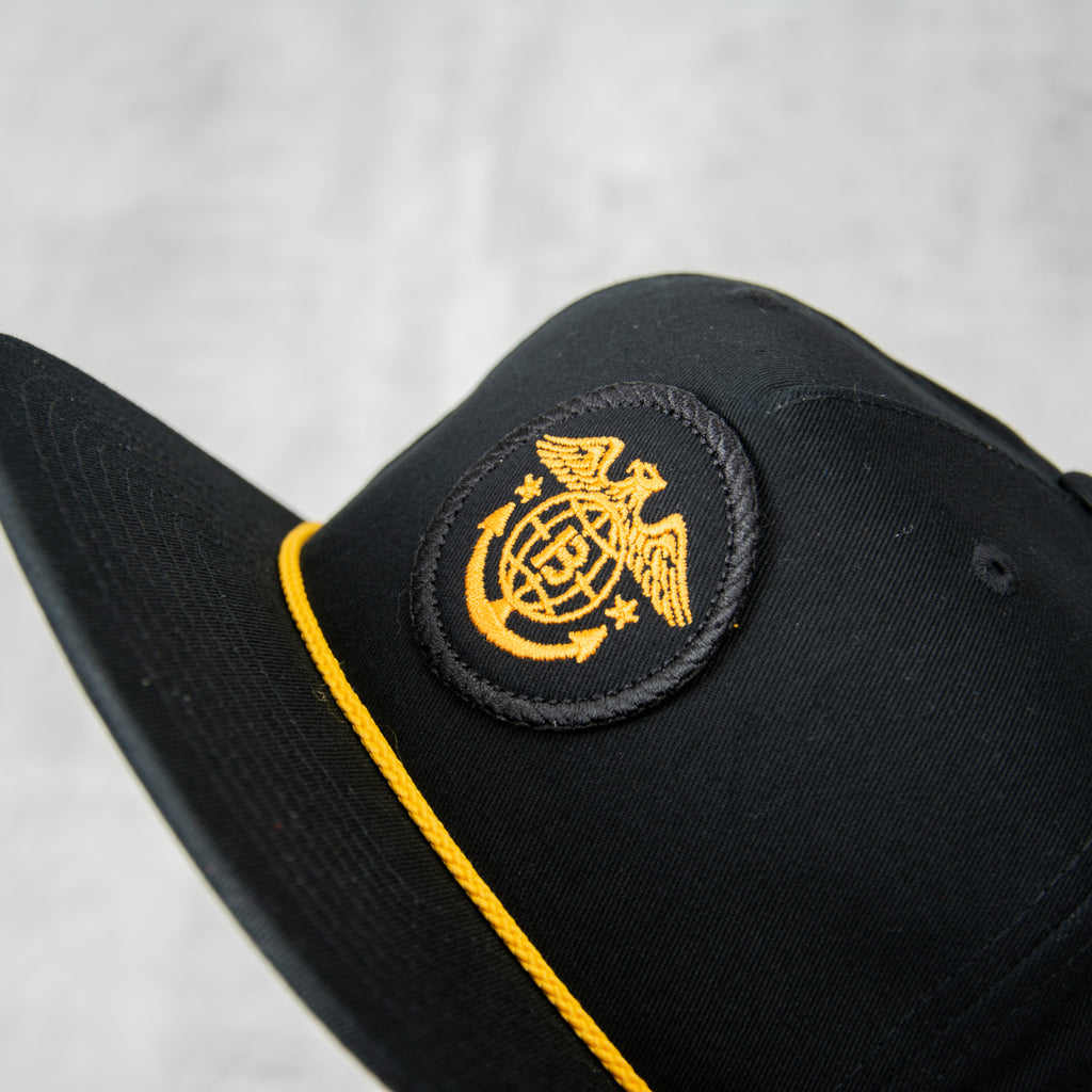 Brixton Global MP Snapback Cap - Black 2