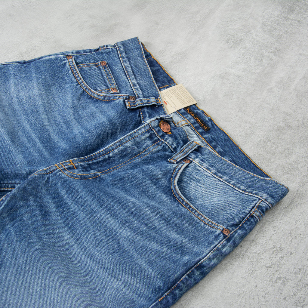 Nudie Gritty Jackson Jeans - Blue Traces 4