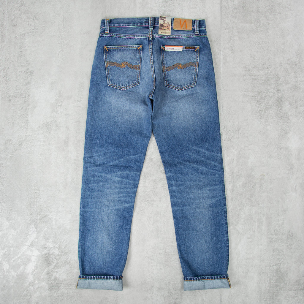 Buy the Nudie Gritty Jackson Jeans - Blue Traces@Union Clothing | Union ...