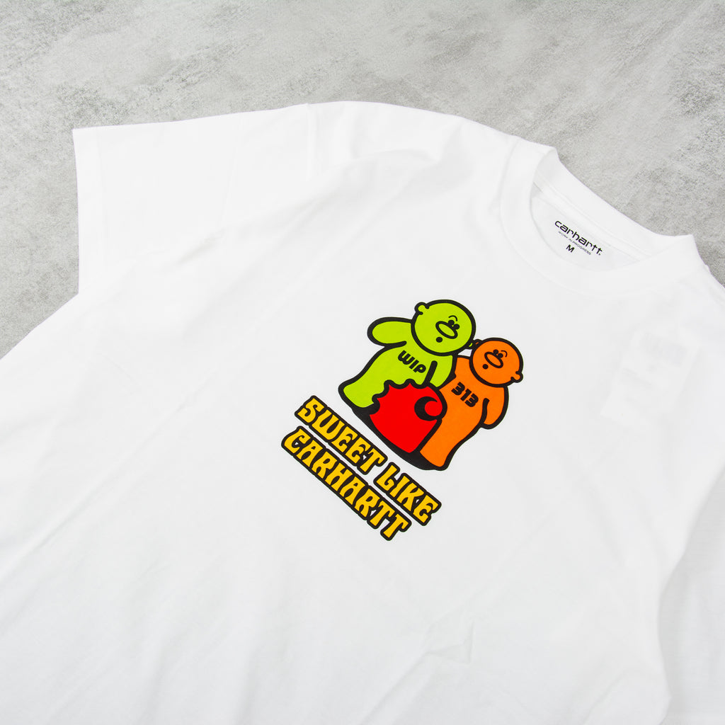 Carhartt WIP Gummy Tee - White 2