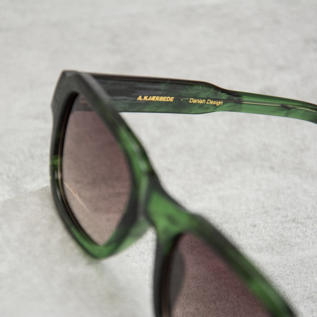 A Kjaerbede Halo KL2208 - 006 Sunglasses - Green Marble Transparent 3