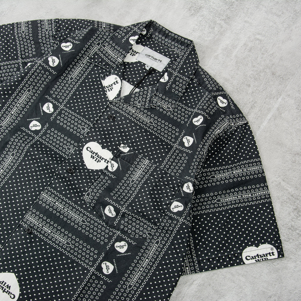 Carhartt WIP Heart Bandana S/S Shirt - Black 2