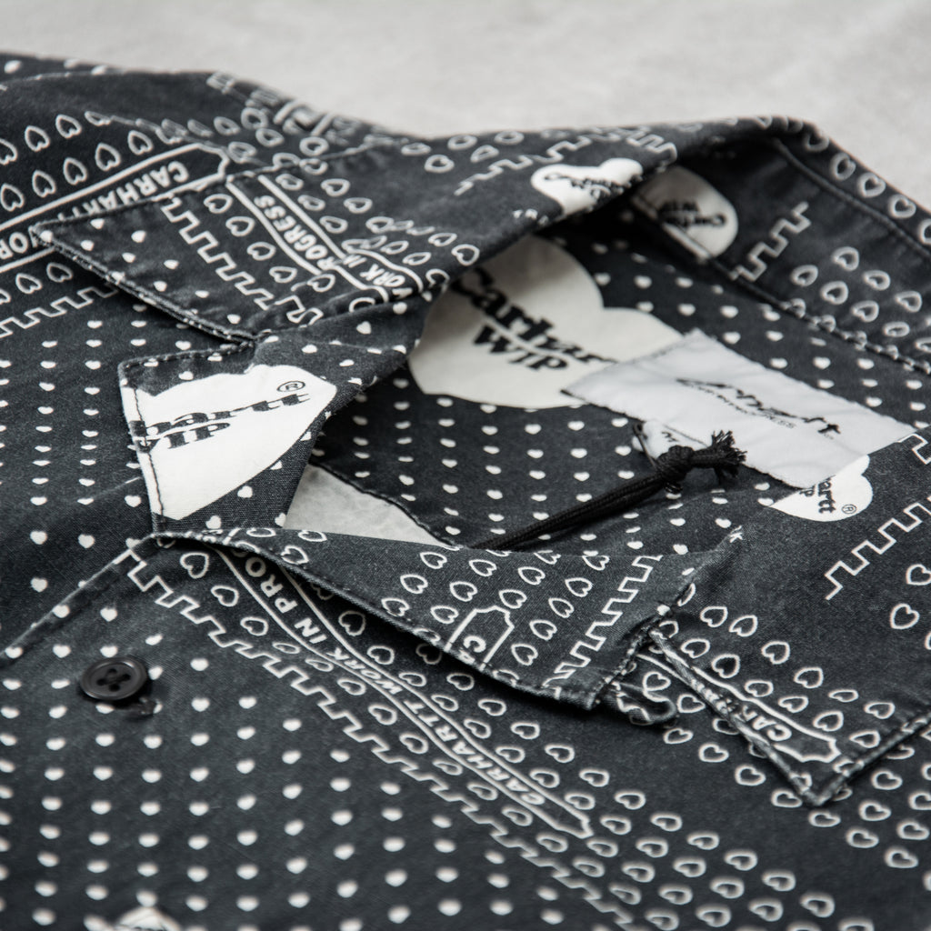 Carhartt WIP Heart Bandana S/S Shirt - Black 3