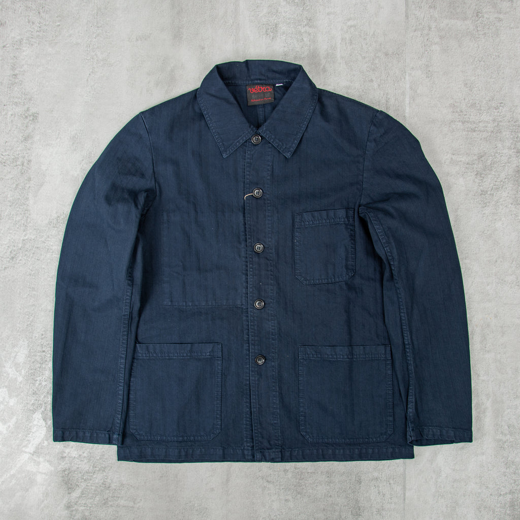 Vetra Heringbone Workwear Jacket Style 5 - Navy 1