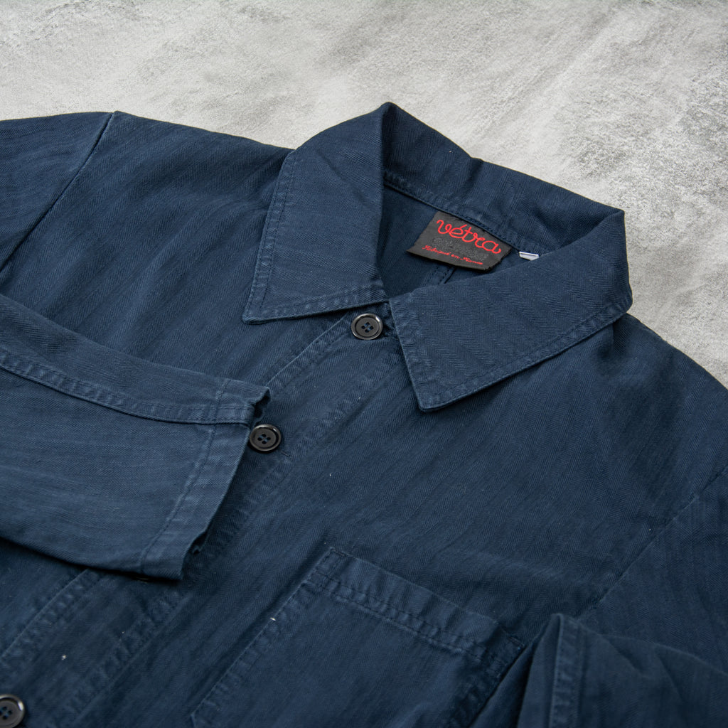 Vetra Heringbone Workwear Jacket Style 5 - Navy 2