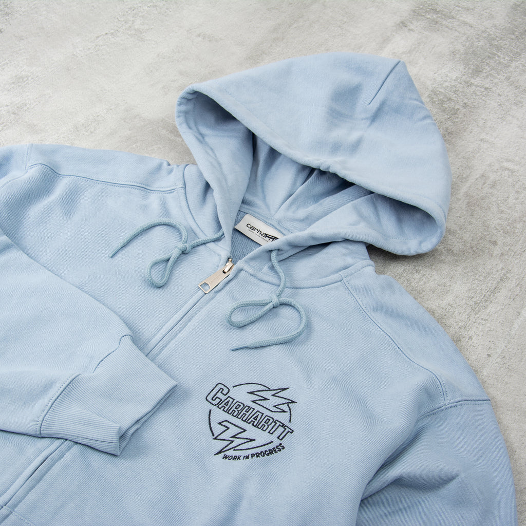 Carhartt WIP Ablaze Hooded Jacket - Misty Sky / Black 2