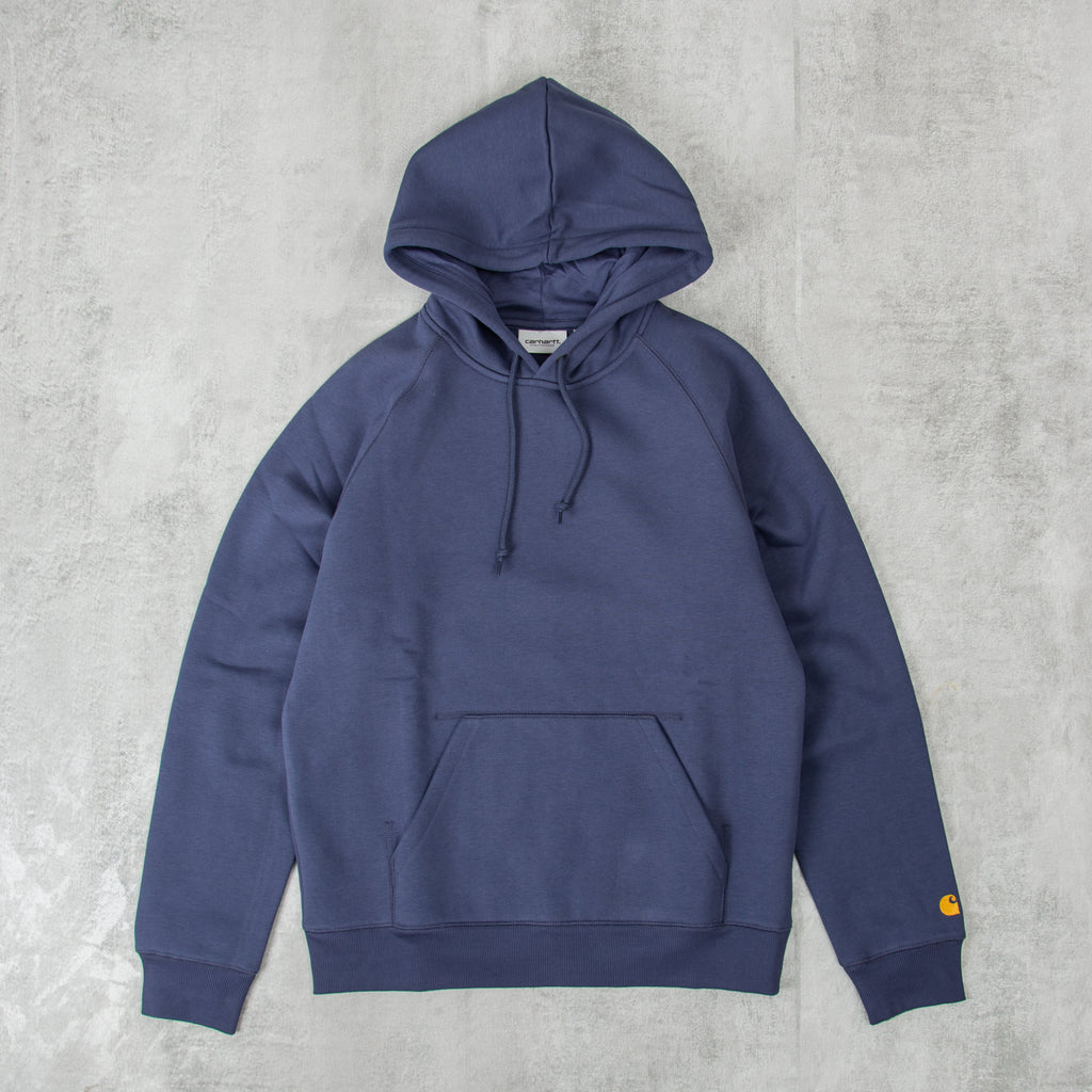 Carhartt WIP Hooded Chase Sweatshirt - Blue 1