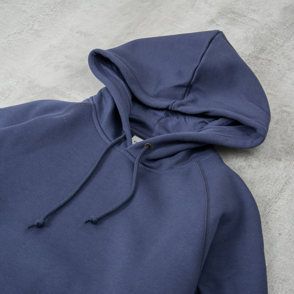 Carhartt WIP Hooded Chase Sweatshirt - Blue 2