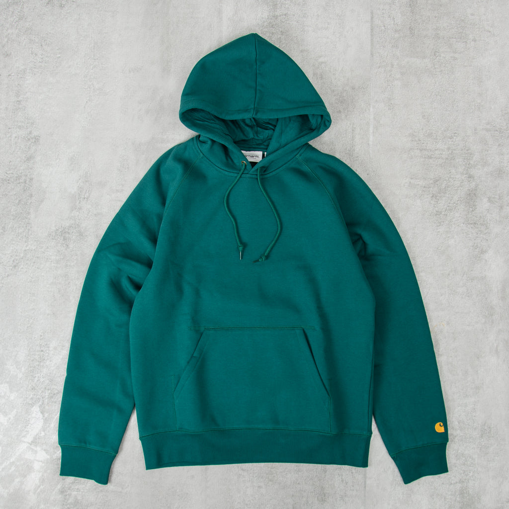 Carhartt WIP Hooded Chase Sweatshirt - Chervil 1