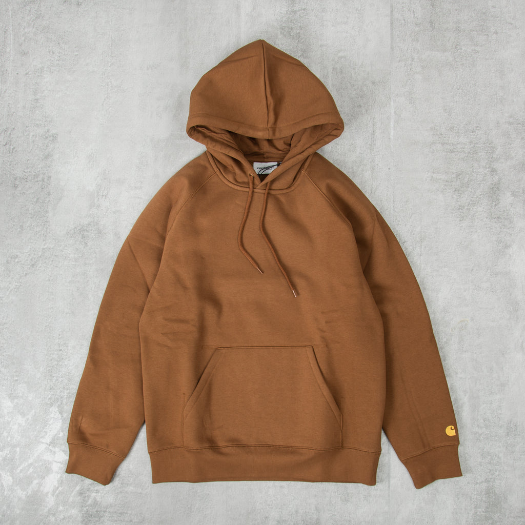 Carhartt WIP Hooded Chase Sweatshirt - Tamarind 1