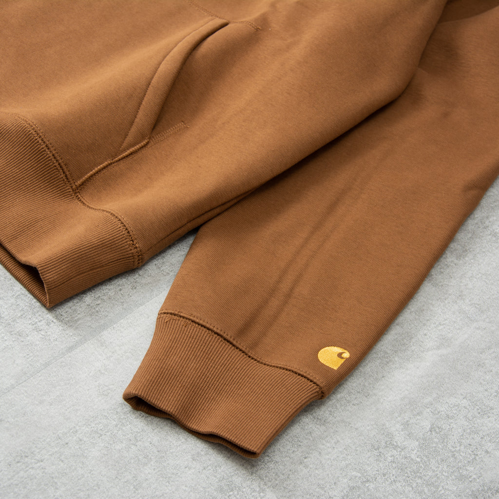 Carhartt WIP Hooded Chase Sweatshirt - Tamarind 3