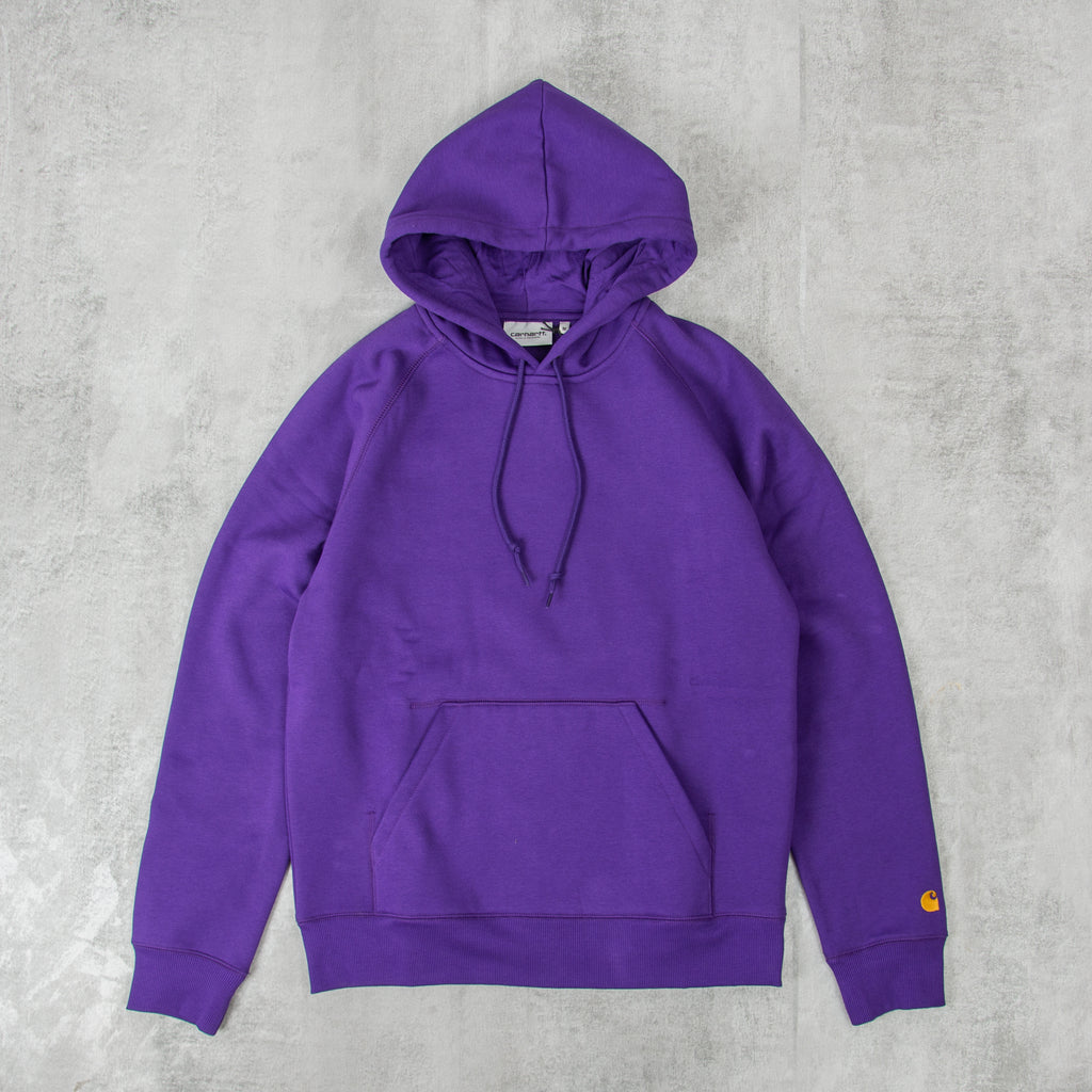 Carhartt WIP Hooded Chase Sweatshirt - Tyrian 1