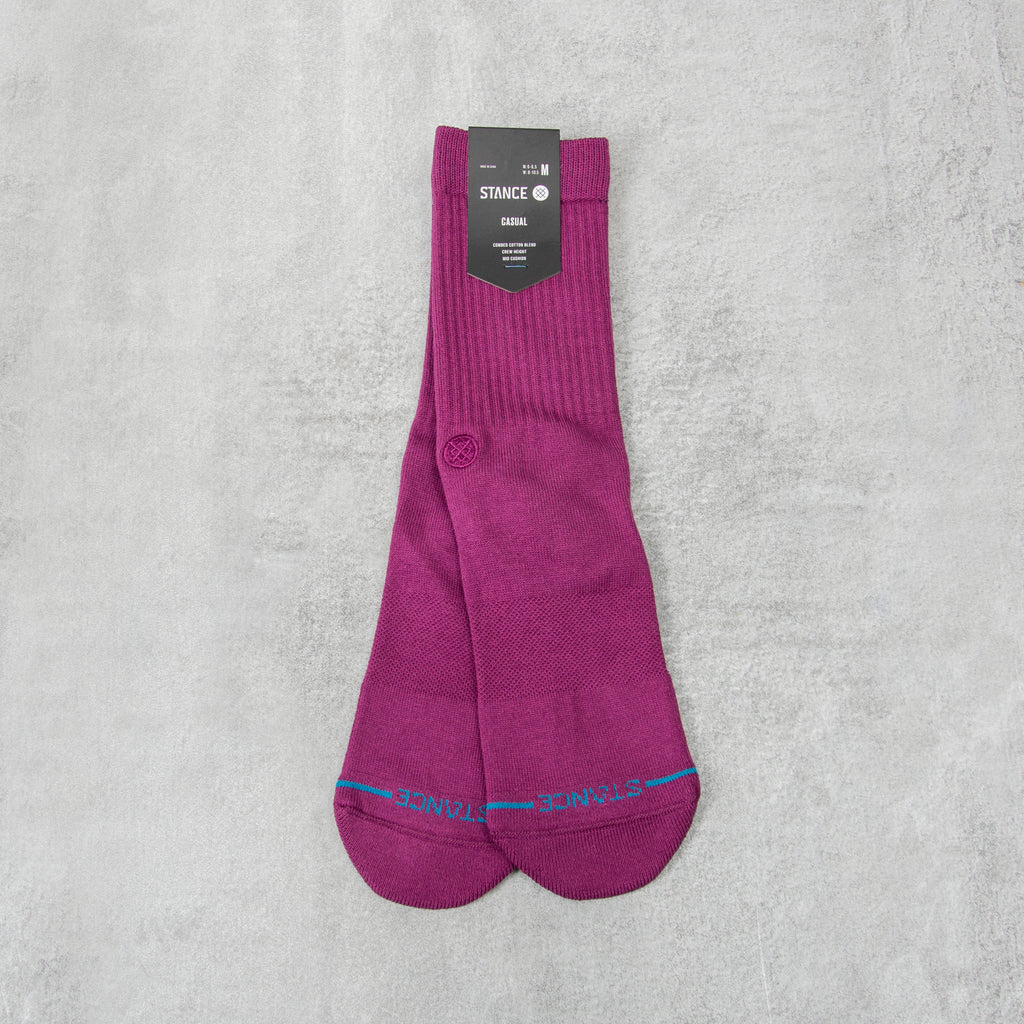 Stance Icon Sock - Berry 1