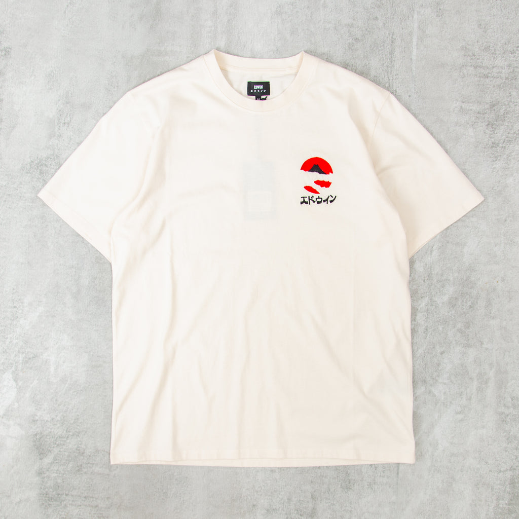 Edwin Kamifuji Chest Tee - Whisper White 1