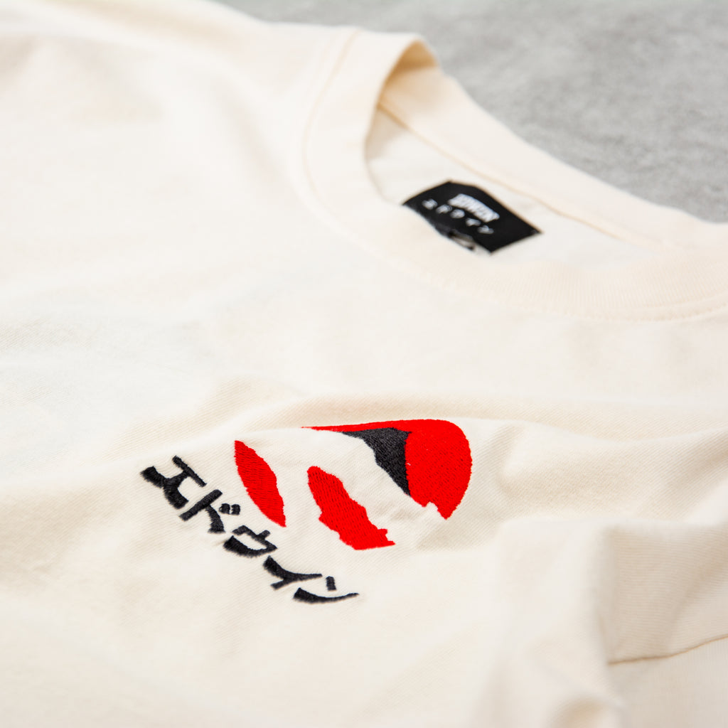 Edwin Kamifuji Chest Tee - Whisper White 2
