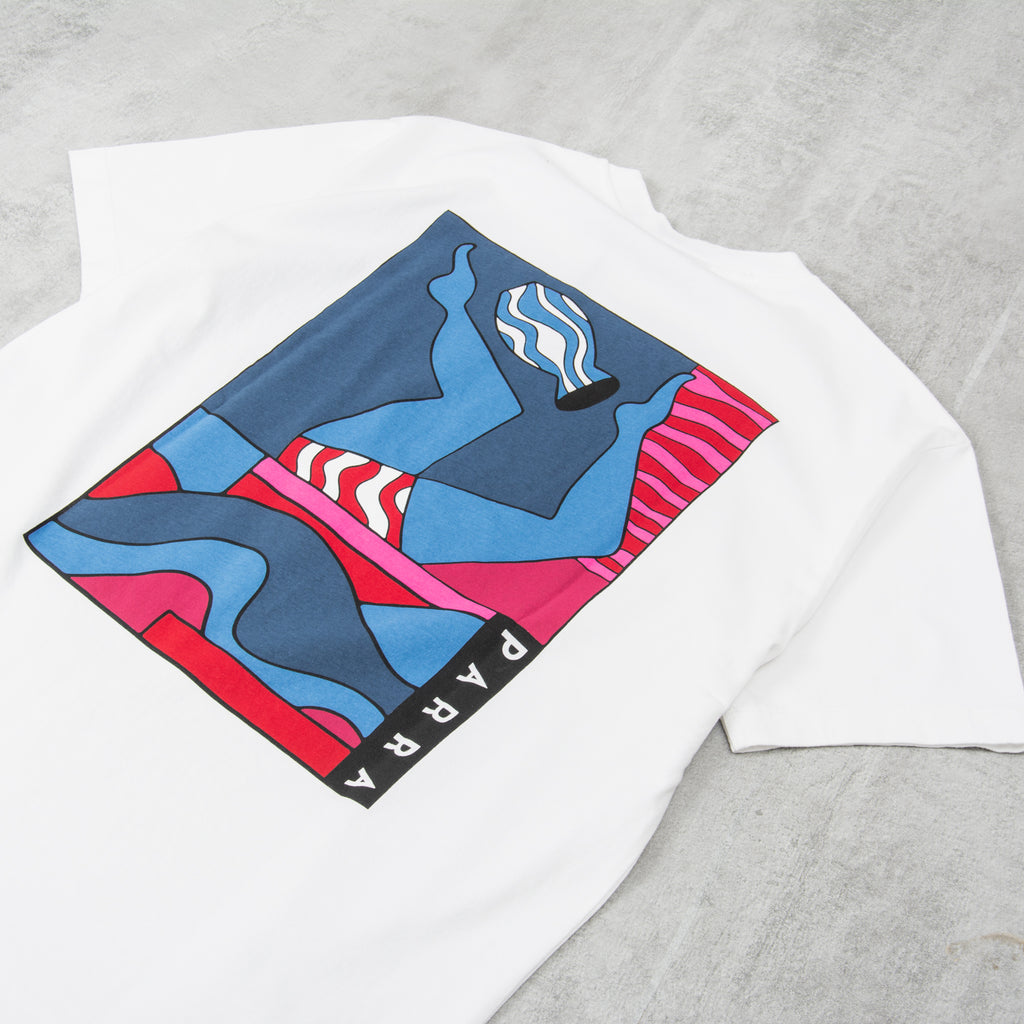 By Parra Kick The Vase Tee - White 2