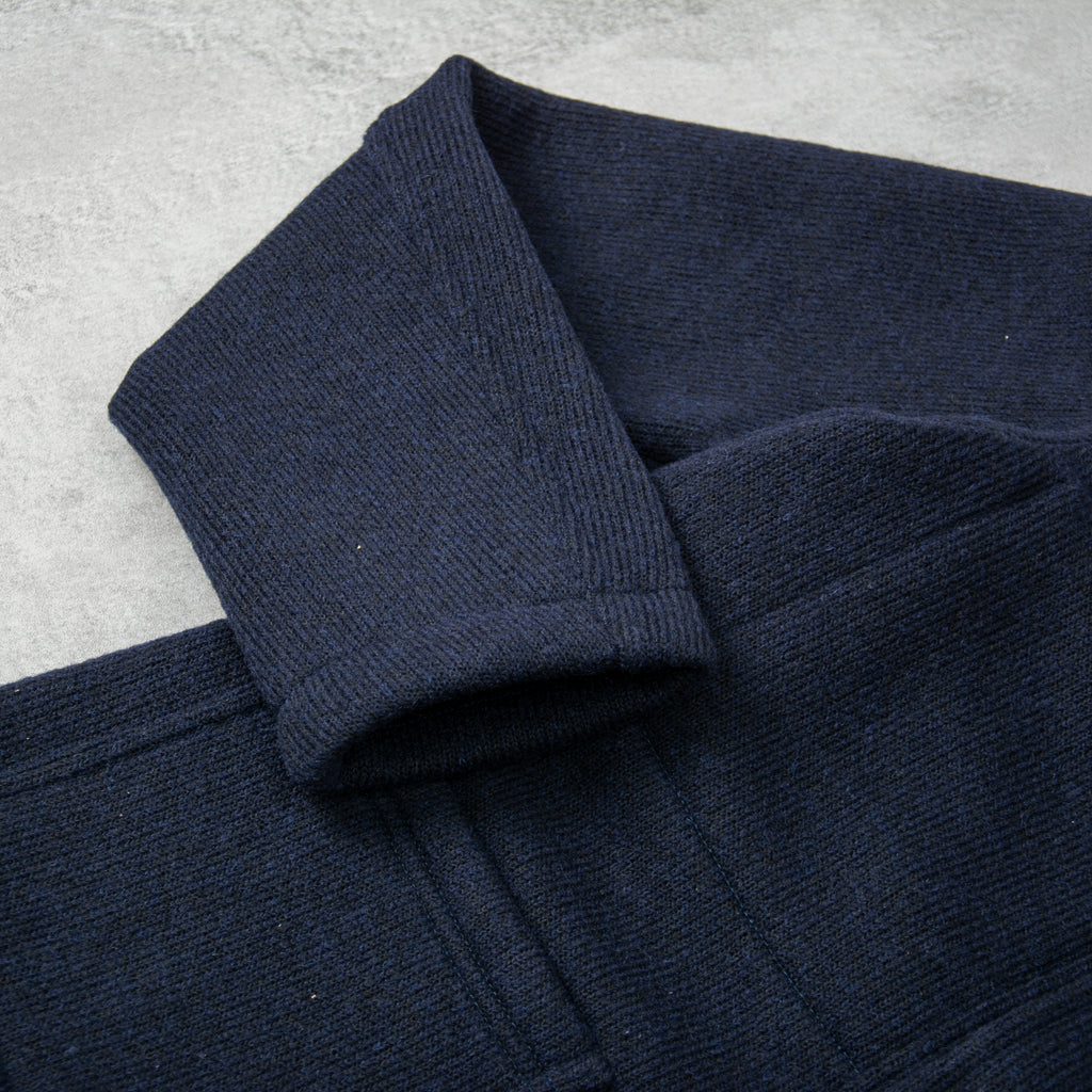 Vetra Knitted Wool Jacket - Navy 3