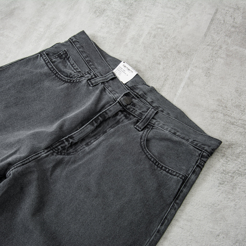Carhartt WIP Landon Pant - Black Heavy Stone Wash 4