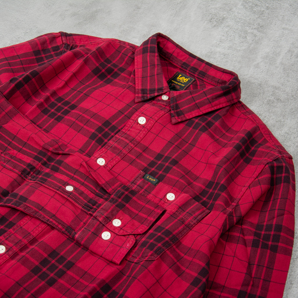 Lee Leesure Check Shirt - Port 2