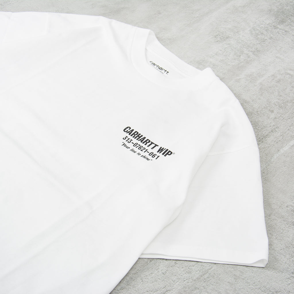 Carhartt WIP Less Troubles Tee - White 3