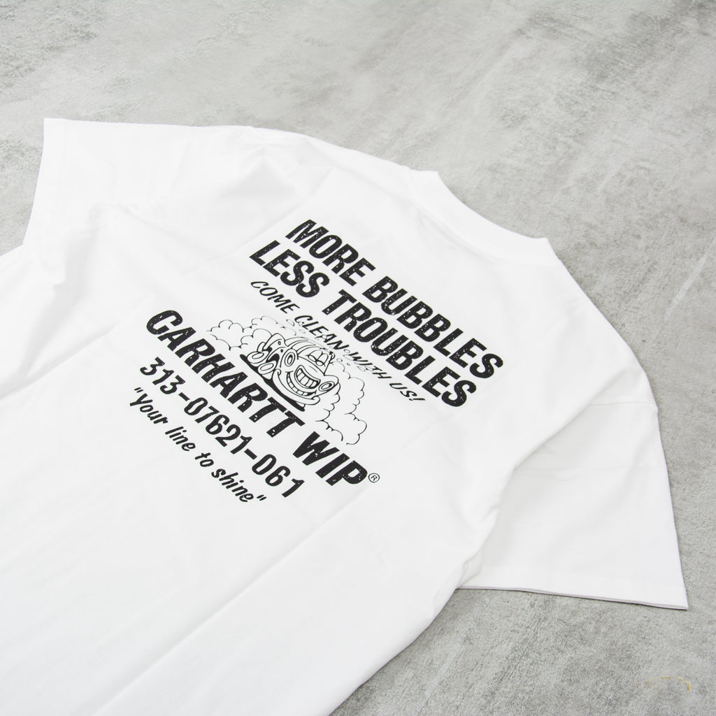 Carhartt WIP Less Troubles Tee - White 2