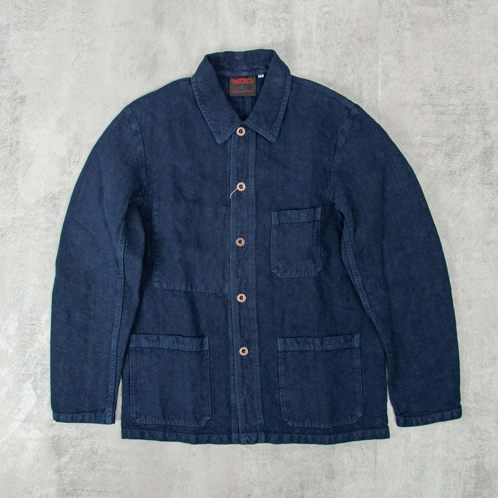 Vetra Linen Jacket 5c - Navy 1